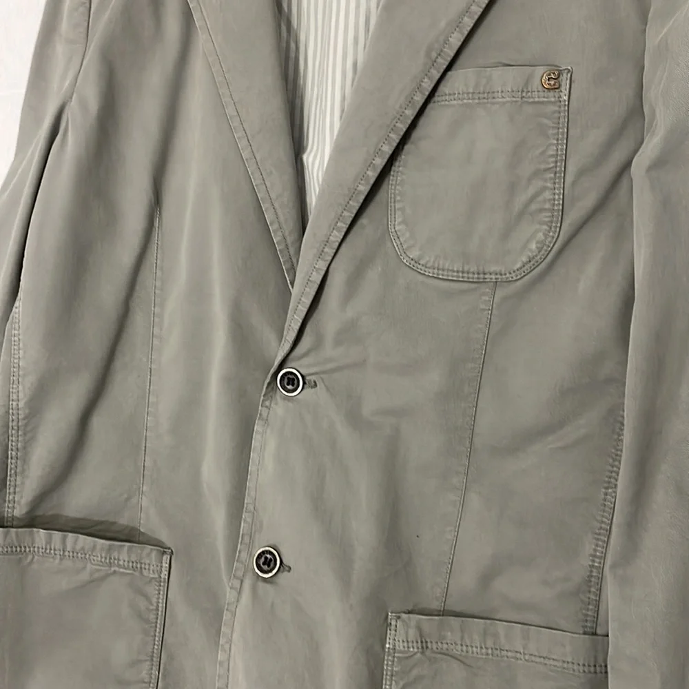 Camouflage AR and J Louis Jacket, Pockets, Cotton Blend Made in Italy 52 EU, 42